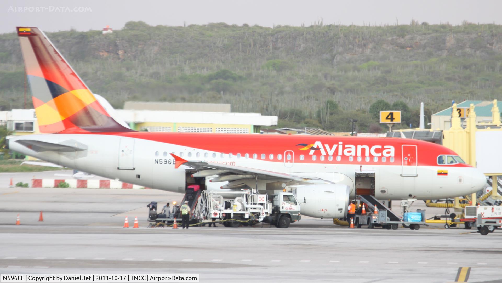 N596EL, 2005 Airbus A318-111 C/N 2523, N596EL at TNCC