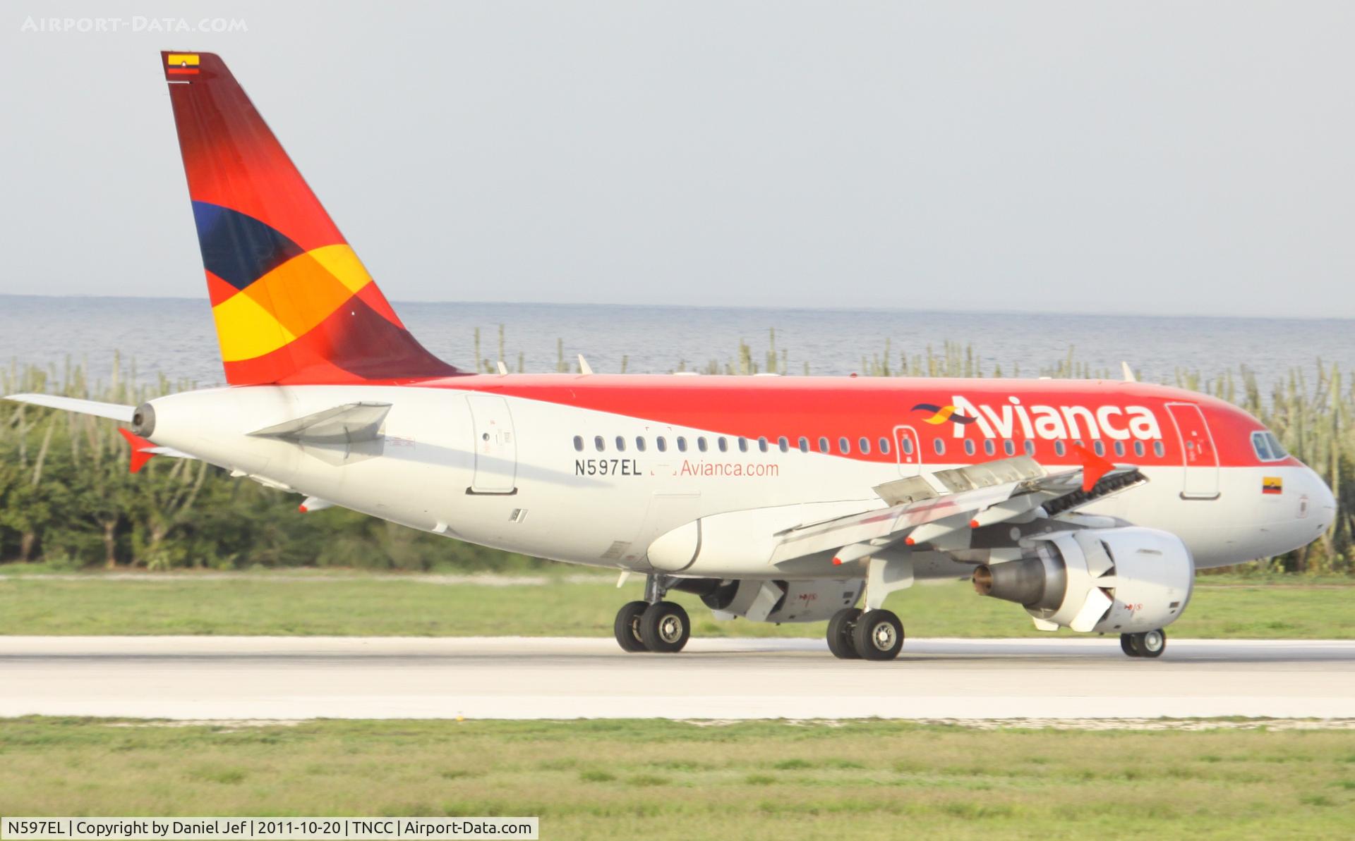 N597EL, 2005 Airbus A318-111 C/N 2544, N597EL at TNCC