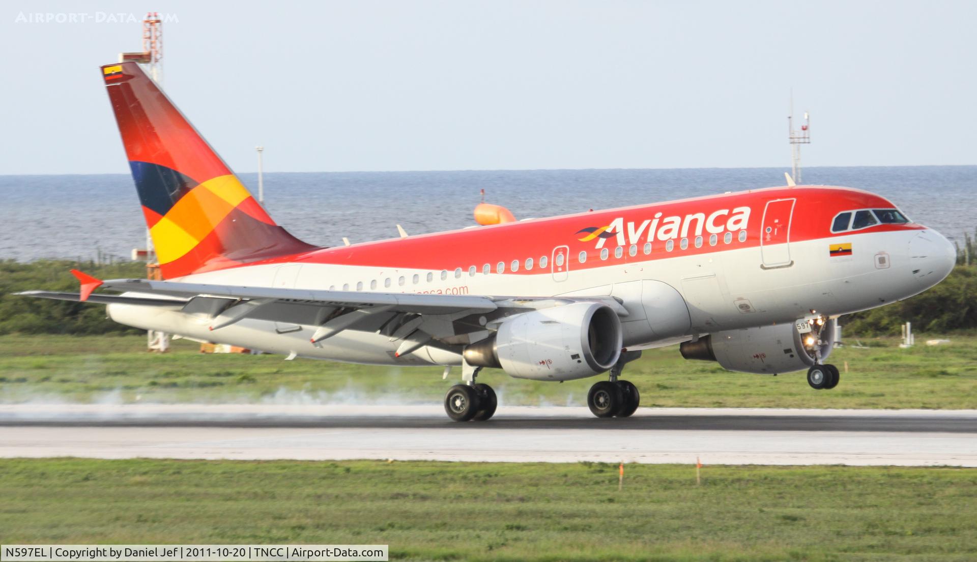 N597EL, 2005 Airbus A318-111 C/N 2544, N597EL at TNCC