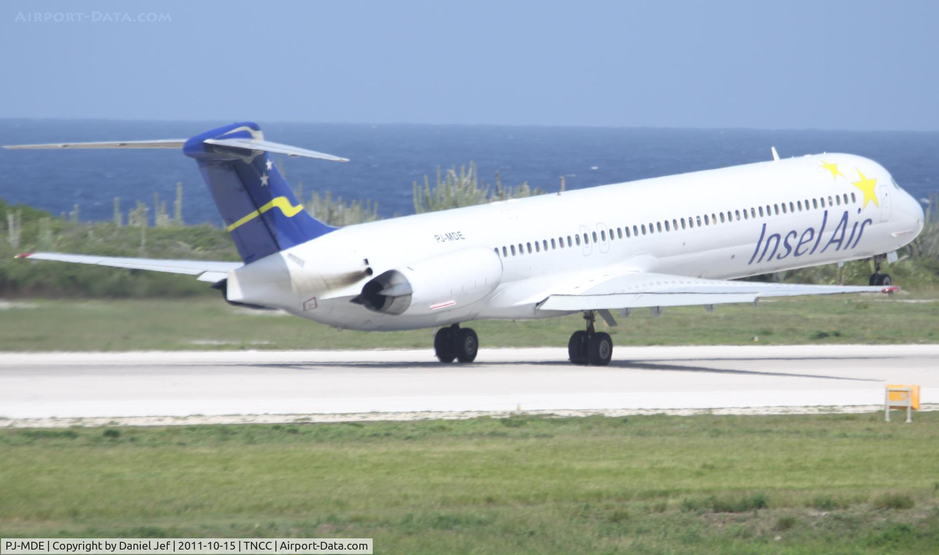 PJ-MDE, 1990 McDonnell Douglas MD-82 (DC-9-82) C/N 49971, PJ-MDE at TNCC