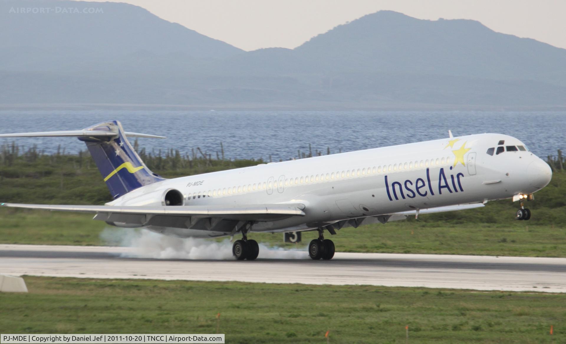 PJ-MDE, 1990 McDonnell Douglas MD-82 (DC-9-82) C/N 49971, PJ-MDE at TNCC