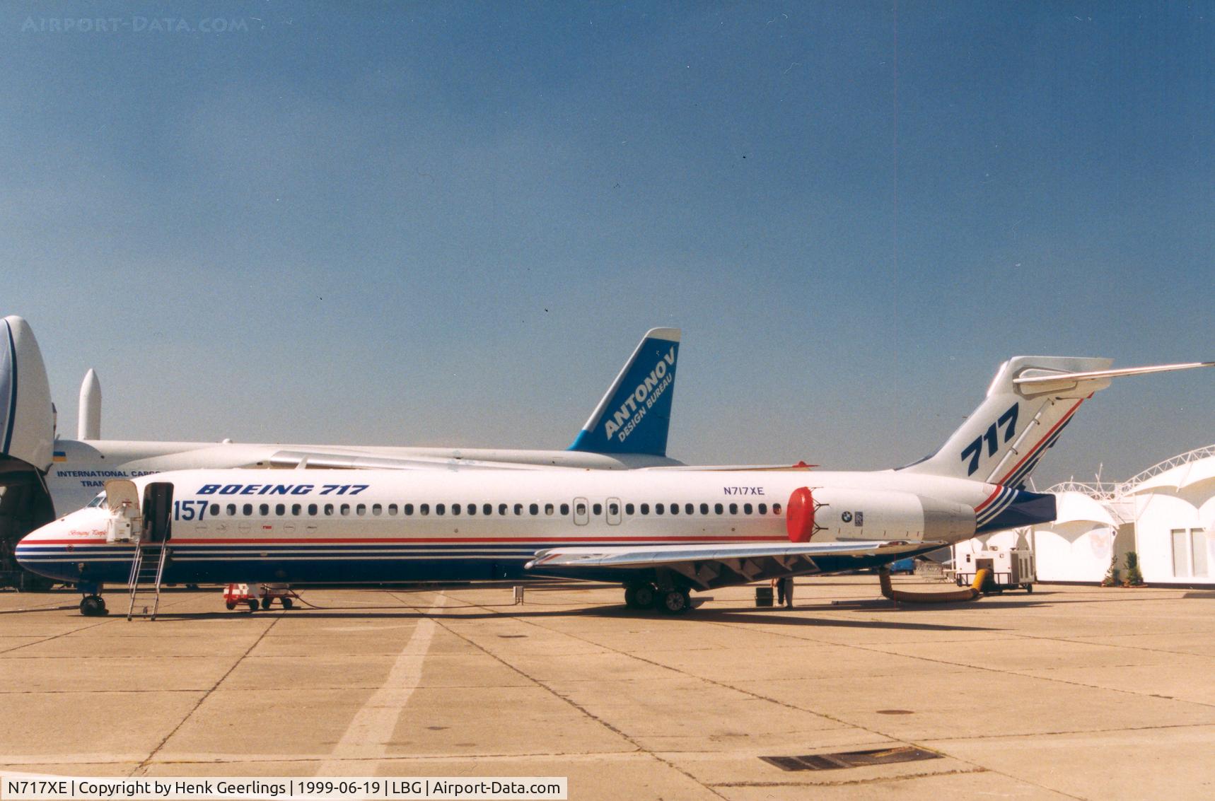 N717XE, 1999 Boeing 717-2BD C/N 55004, Le Bourget , Paris Air Show 1999