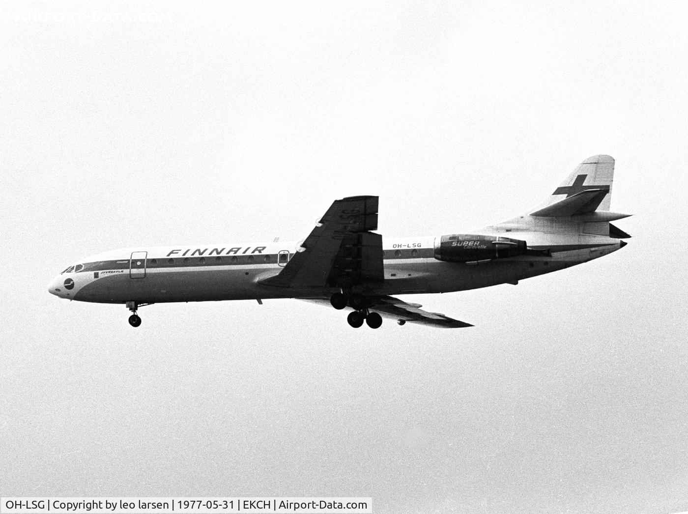 OH-LSG, 1964 Sud Aviation SE-210 Caravelle 10B3 Super B C/N 169, CPH 31.5.77