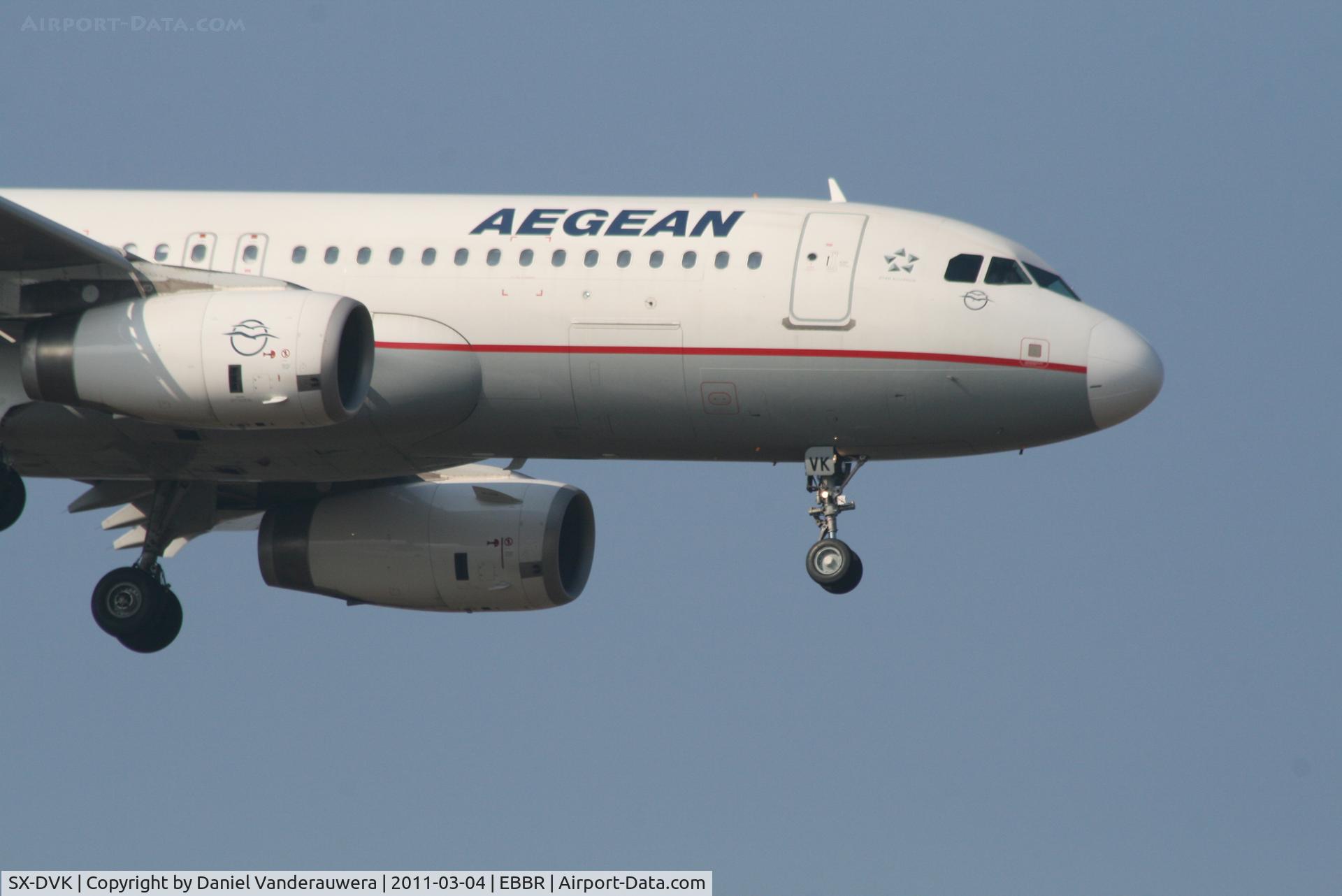 SX-DVK, 2008 Airbus A320-232 C/N 3392, Arrival of flight A3 620 to RWY 02
