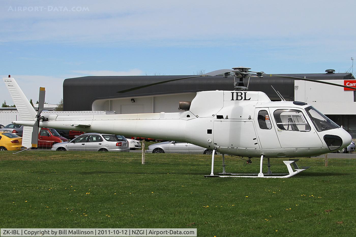 ZK-IBL, Aerospatiale AS-350B Ecureuil C/N 2075, just landed