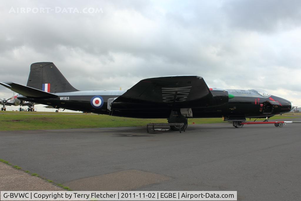 G-BVWC, 1955 English Electric Canberra B.2 C/N EEP71399, At Airbase Museum at Coventry Airport