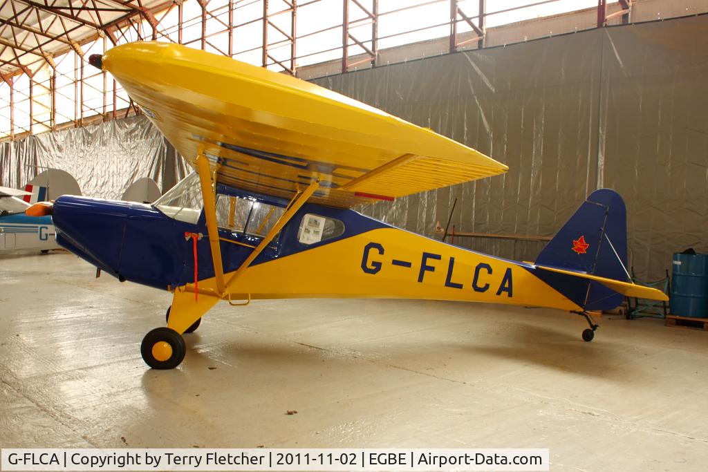 G-FLCA, 1946 Fleet 80 Canuck C/N 068, At Airbase Museum at Coventry Airport - believed to be the only example of this type in Europe
