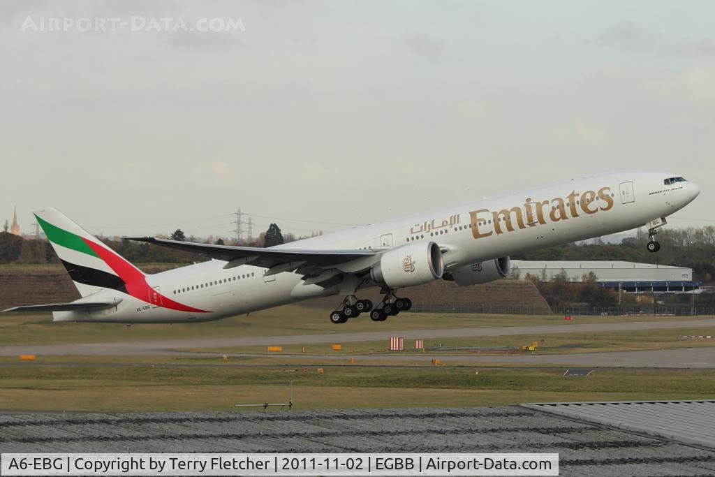 A6-EBG, 2005 Boeing 777-36N/ER C/N 33862, At Birmingham Airport