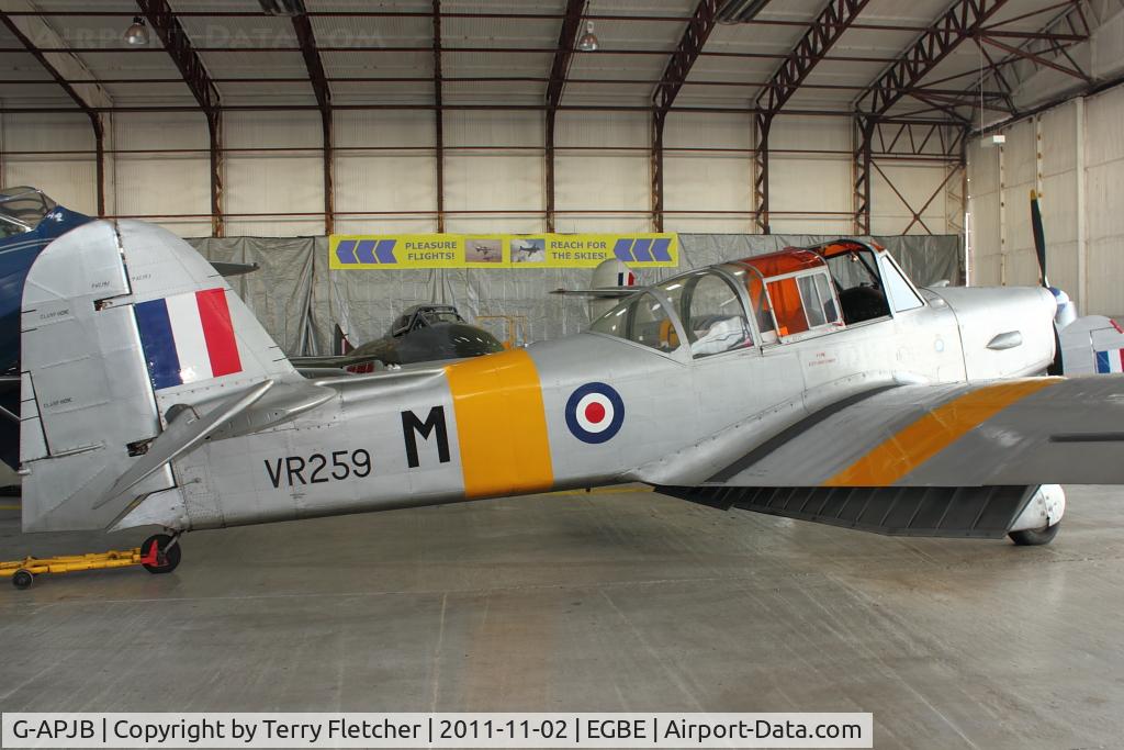 G-APJB, 1948 Percival P-40 Prentice T1 C/N PAC-086, At Airbase Museum at Coventry Airport