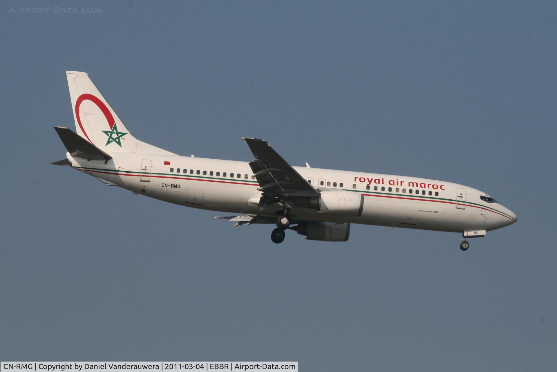 CN-RMG, 1990 Boeing 737-4B6 C/N 24808-1888, Flight AT682 is descending to RWY 02