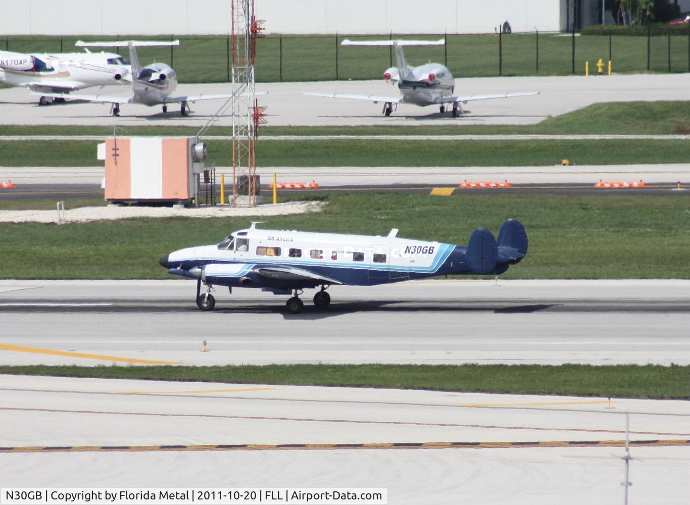 N30GB, 1964 Beech H-18 Tri-Gear C/N BA-688, Beech 18 Volpair turbo conversion