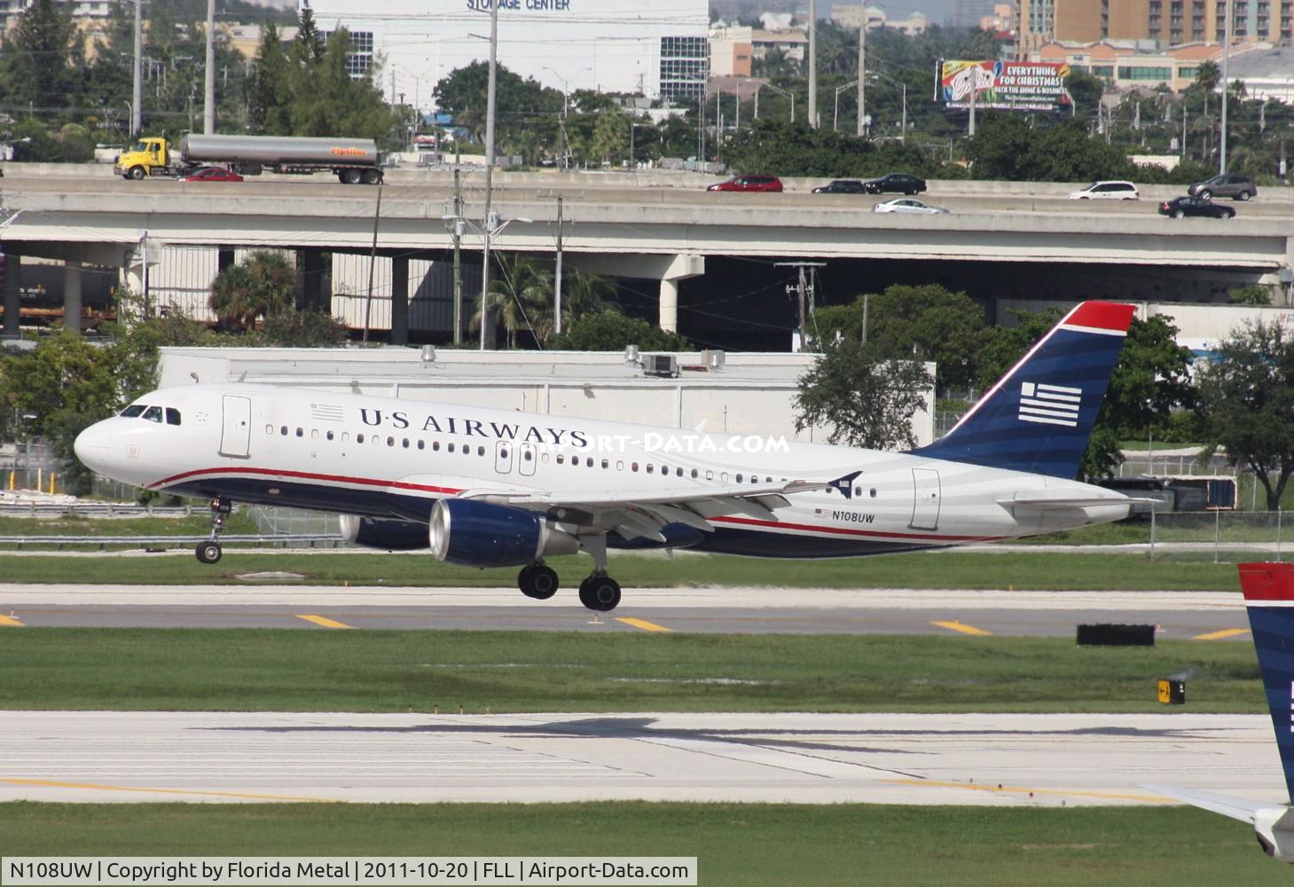 N108UW, 1999 Airbus A320-214 C/N 1061, US Airways A320