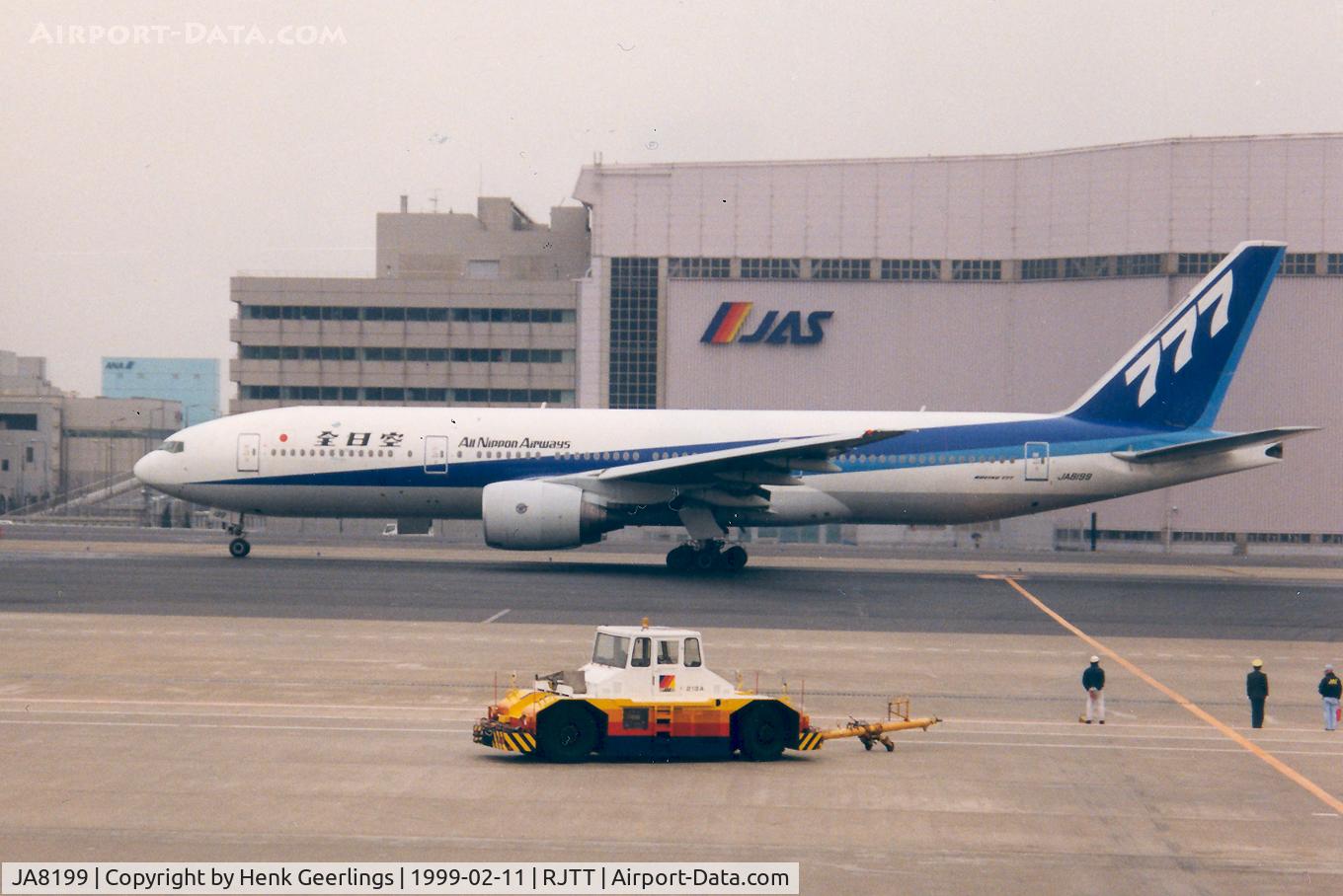 JA8199, 1996 Boeing 777-281 C/N 27029, ANA
