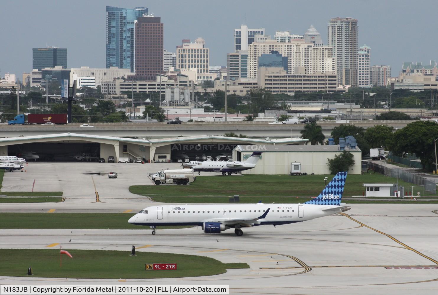 N183JB, 2005 Embraer 190AR (ERJ-190-100IGW) C/N 19000007, Jet Blue E190 