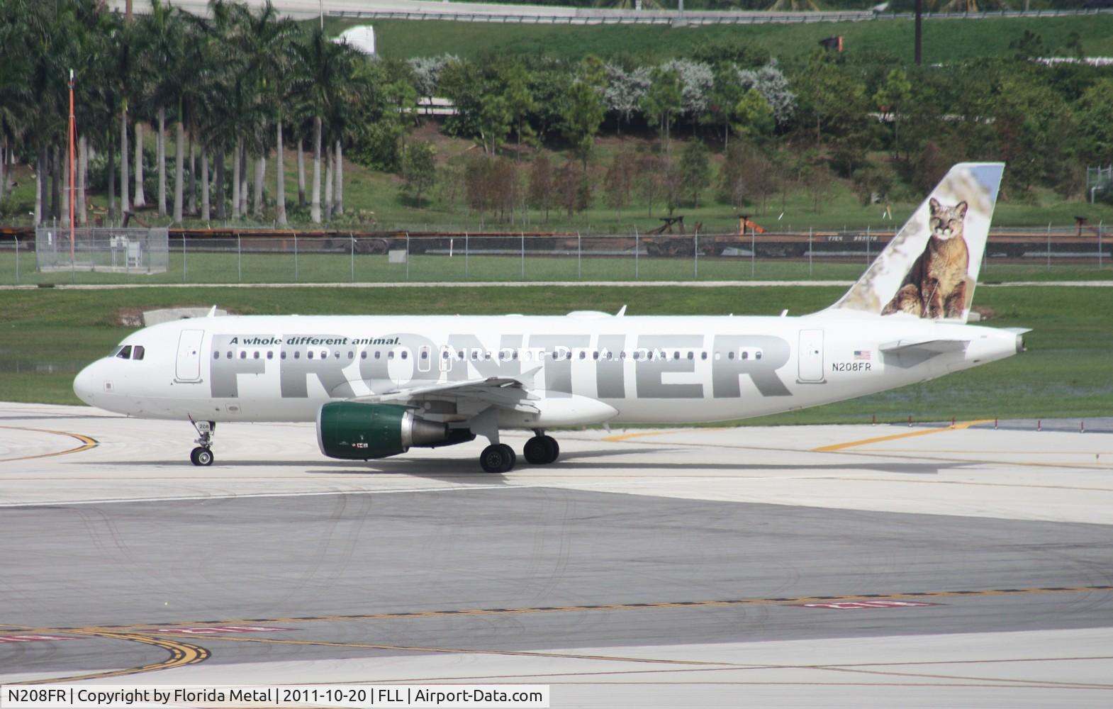 N208FR, 2011 Airbus A320-214 C/N 4562, Charlie the Cougar