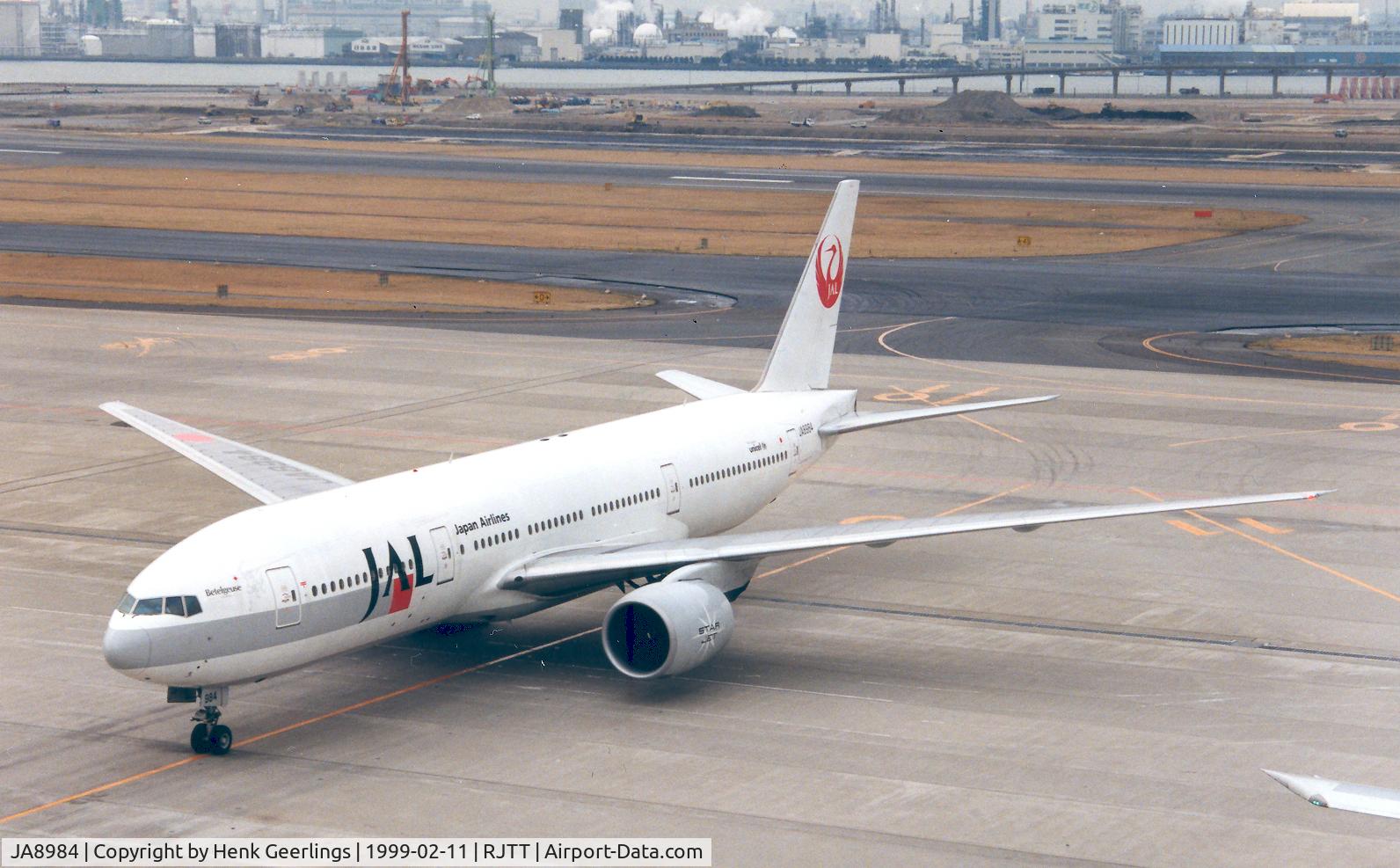 JA8984, 1997 Boeing 777-246 C/N 27651, Japan Airlines - JAL