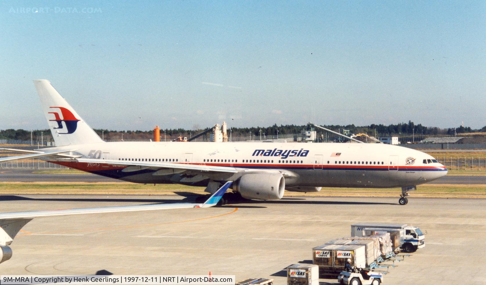9M-MRA, 1997 Boeing 777-2H6/ER C/N 28408, Malaysia - MAS