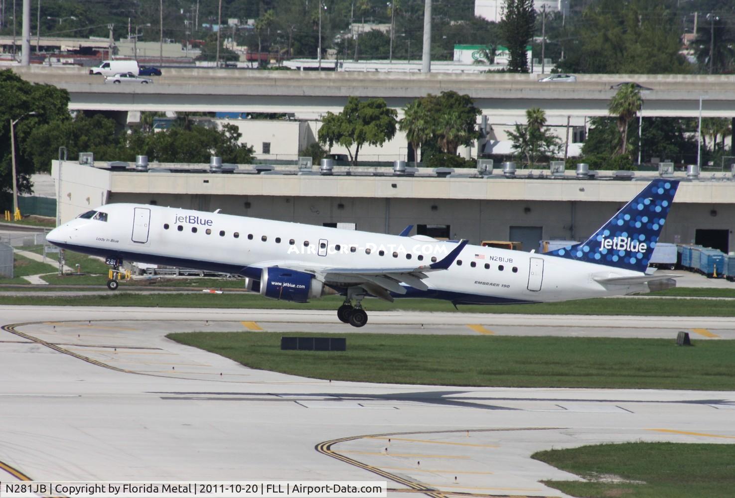 N281JB, 2007 Embraer 190AR (ERJ-190-100IGW) C/N 19000103, 