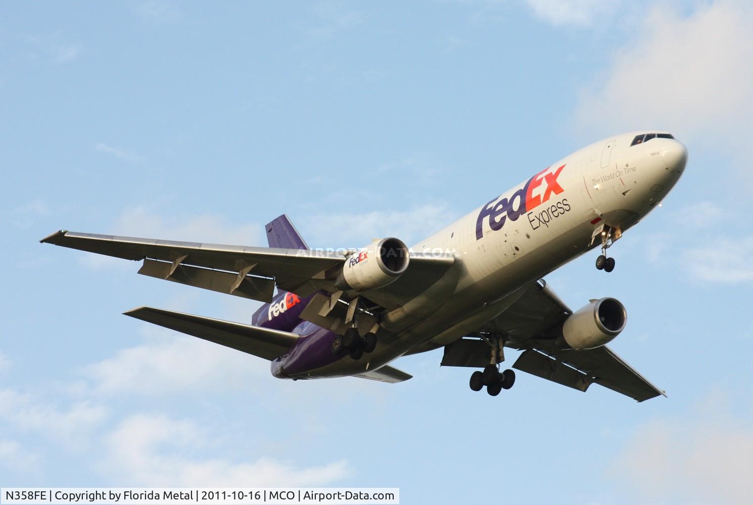 N358FE, 1979 McDonnell Douglas MD-10-10F C/N 46633, Fed Ex MD-10