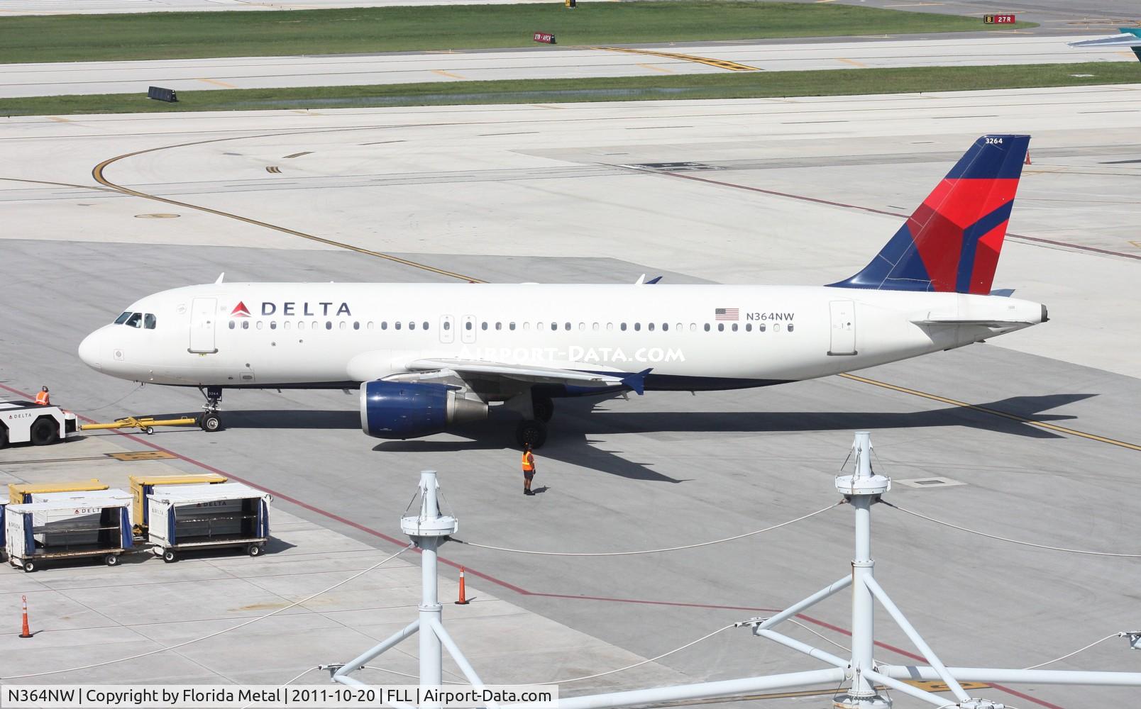 N364NW, 1999 Airbus A320-212 C/N 0962, Delta A320