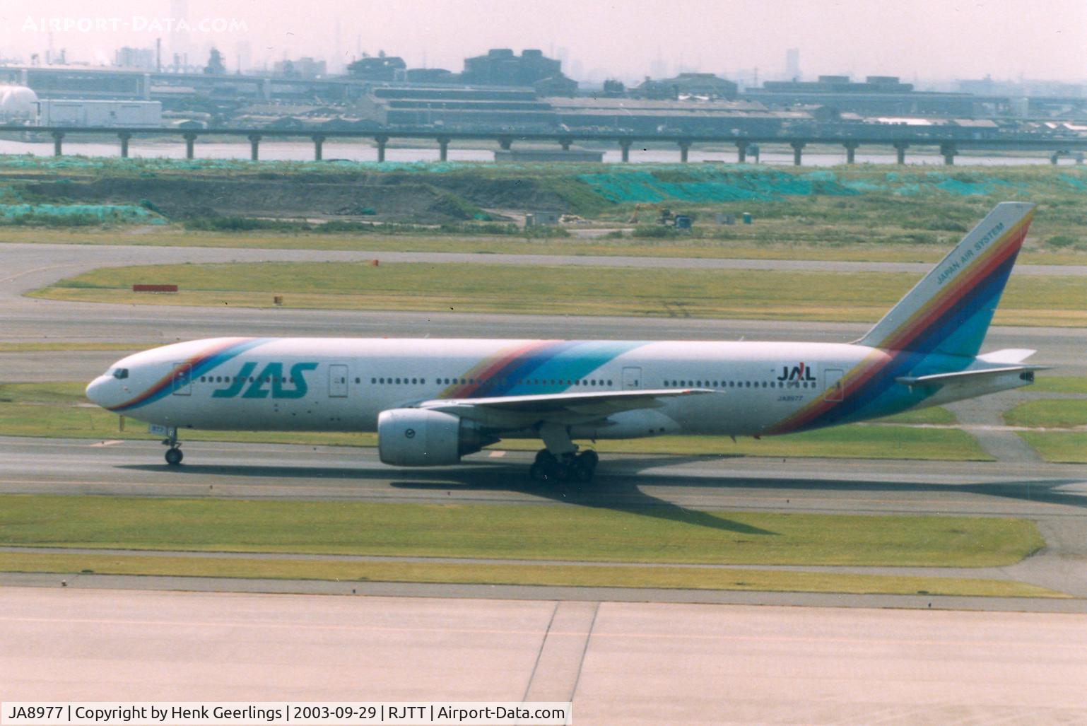 JA8977, 1996 Boeing 777-289 C/N 27636, JAS - JAL