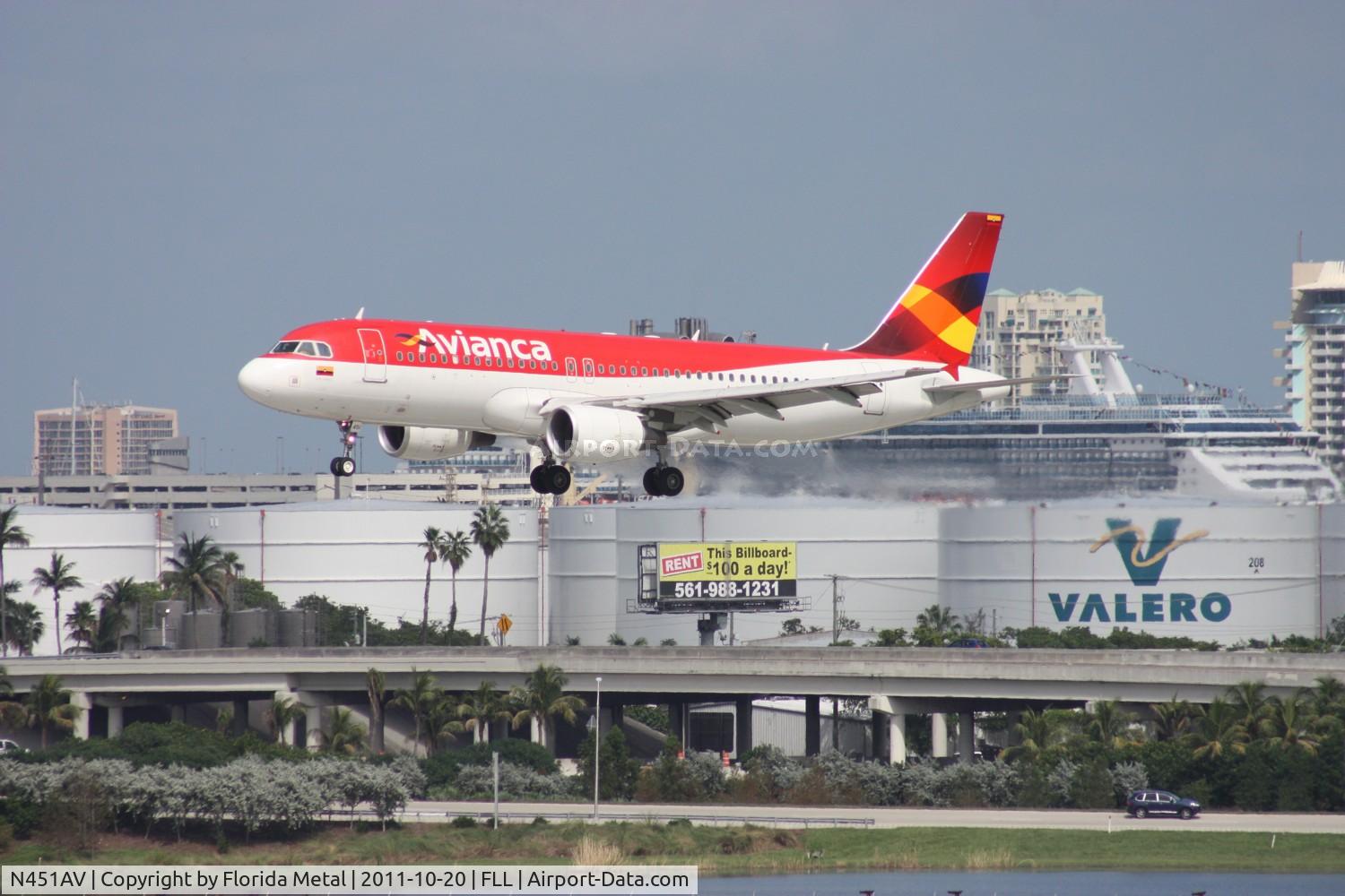 N451AV, 2009 Airbus A320-214 C/N 4051, Avianca A320