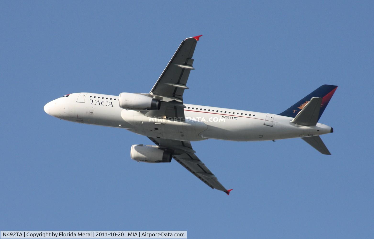 N492TA, 2005 Airbus A320-233 C/N 2434, Taca A320