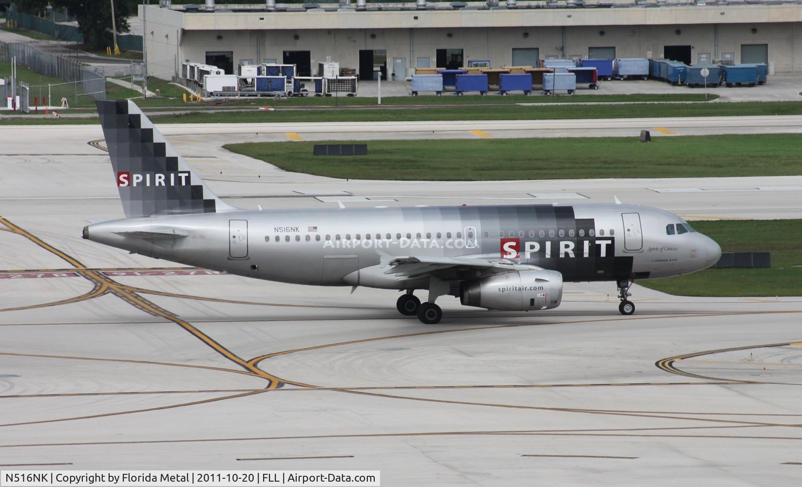N516NK, 2006 Airbus A319-132 C/N 2704, Spirit A319