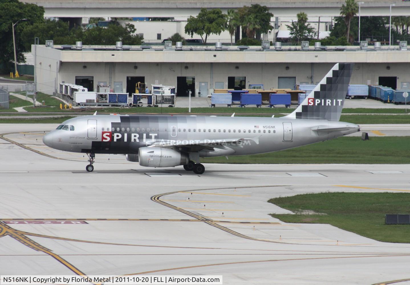 N516NK, 2006 Airbus A319-132 C/N 2704, Spirit A319