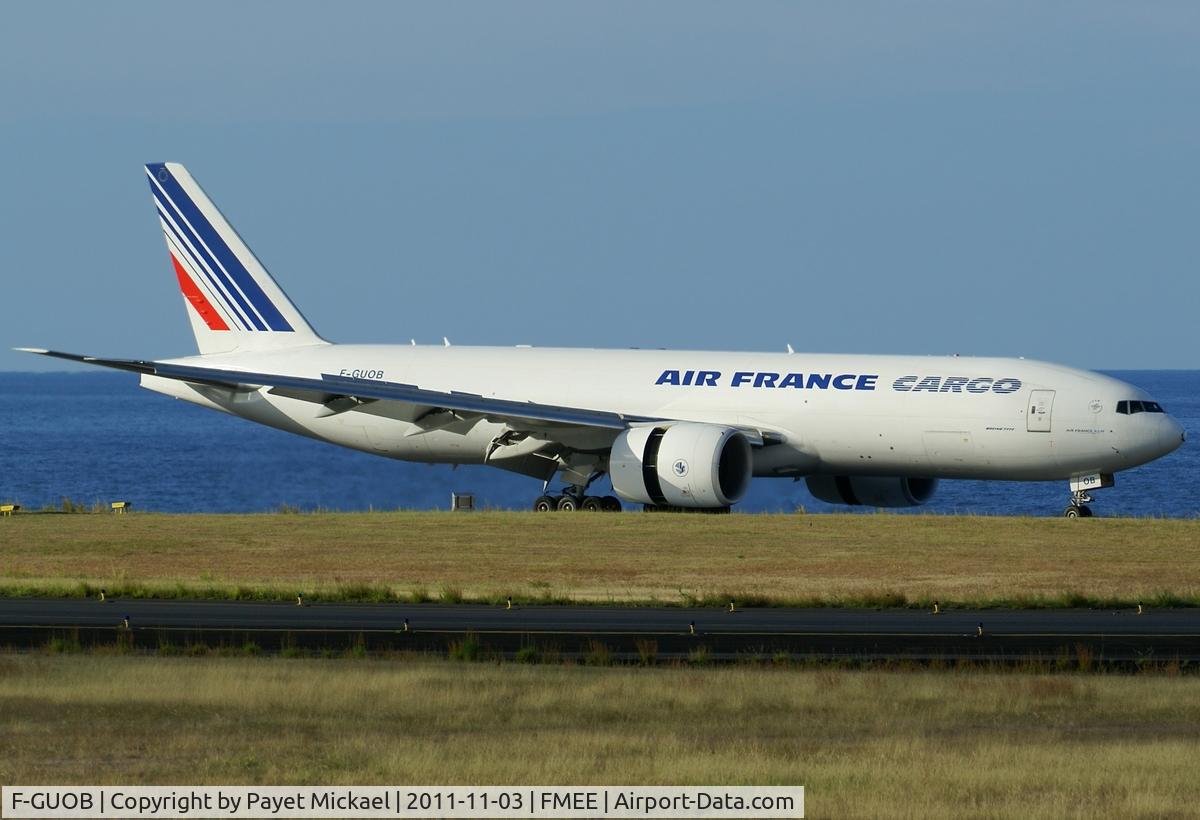 F-GUOB, 2008 Boeing 777-F28 C/N 32965, First time in RUN