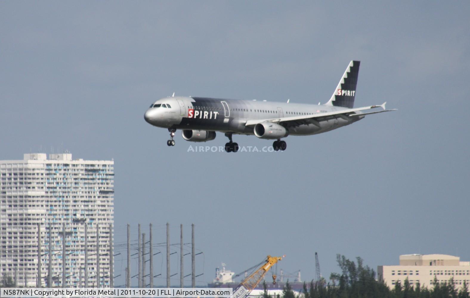 N587NK, 2005 Airbus A321-231 C/N 2476, Spirit A321