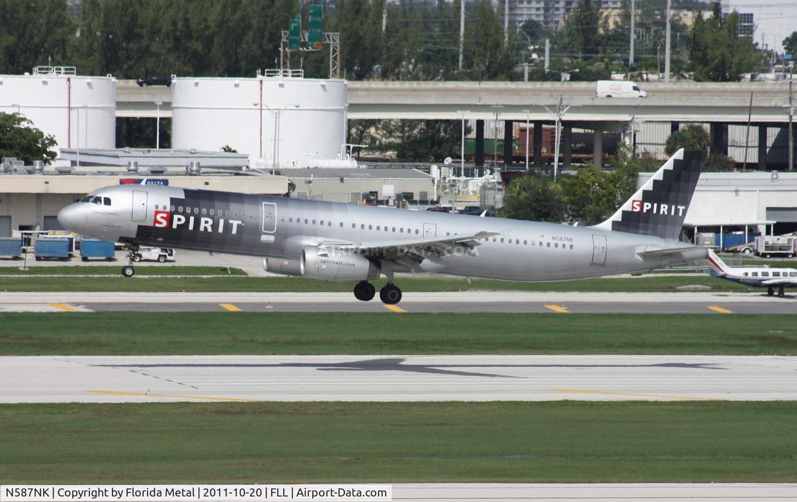 N587NK, 2005 Airbus A321-231 C/N 2476, Spirit A321