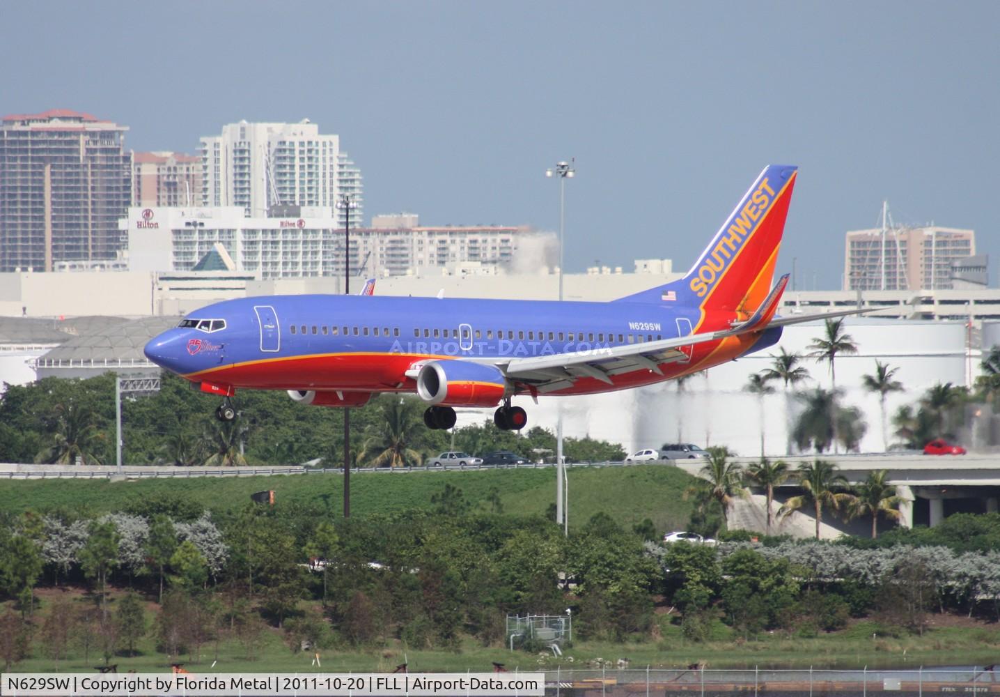 N629SW, 1996 Boeing 737-3H4 C/N 27704, Southwest 737