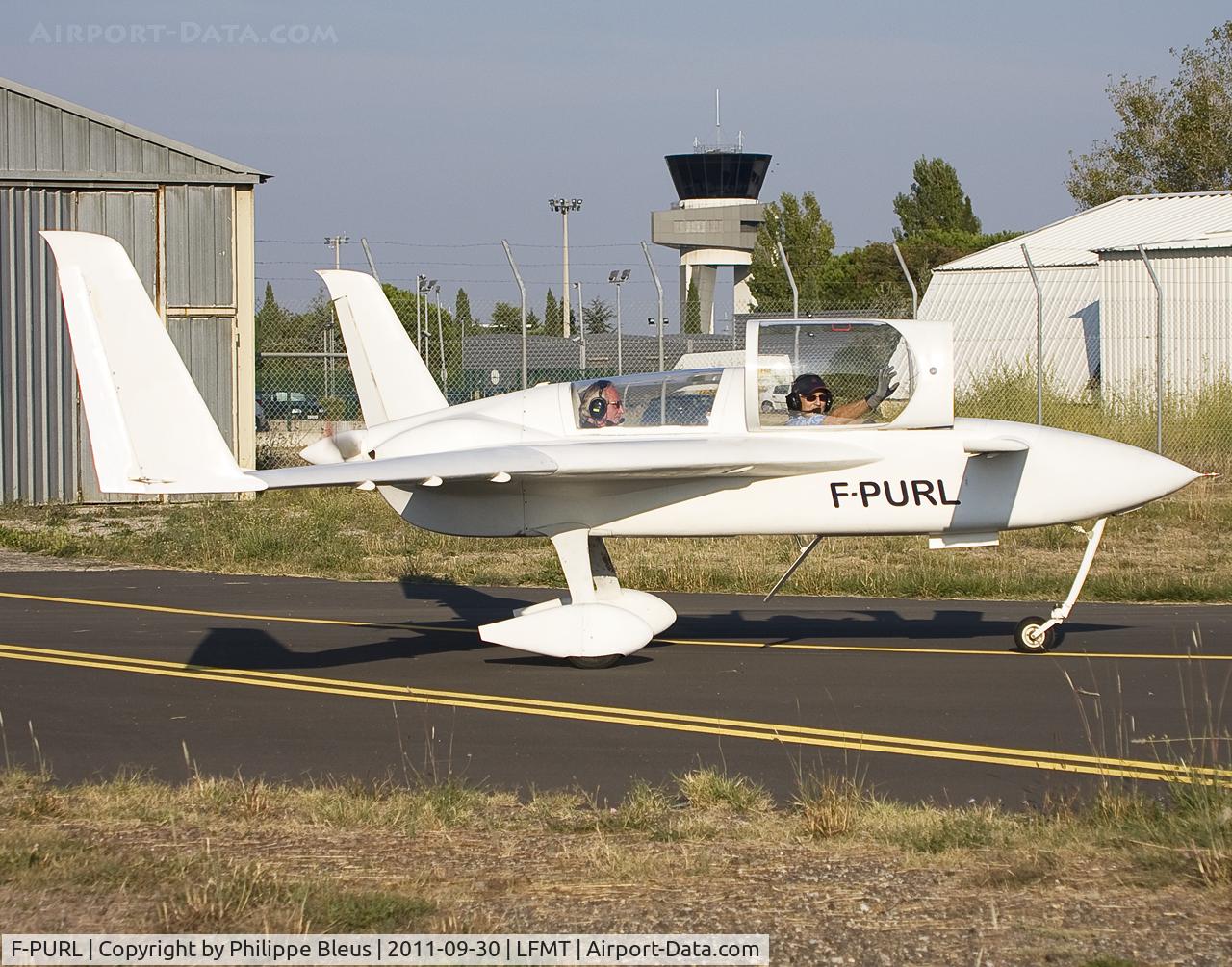 F-PURL, Rutan Long-EZ C/N 127, Taxiing out for a flight. Thanks to Walter P. (pilot here) who made me spend one of the best days of my life.
