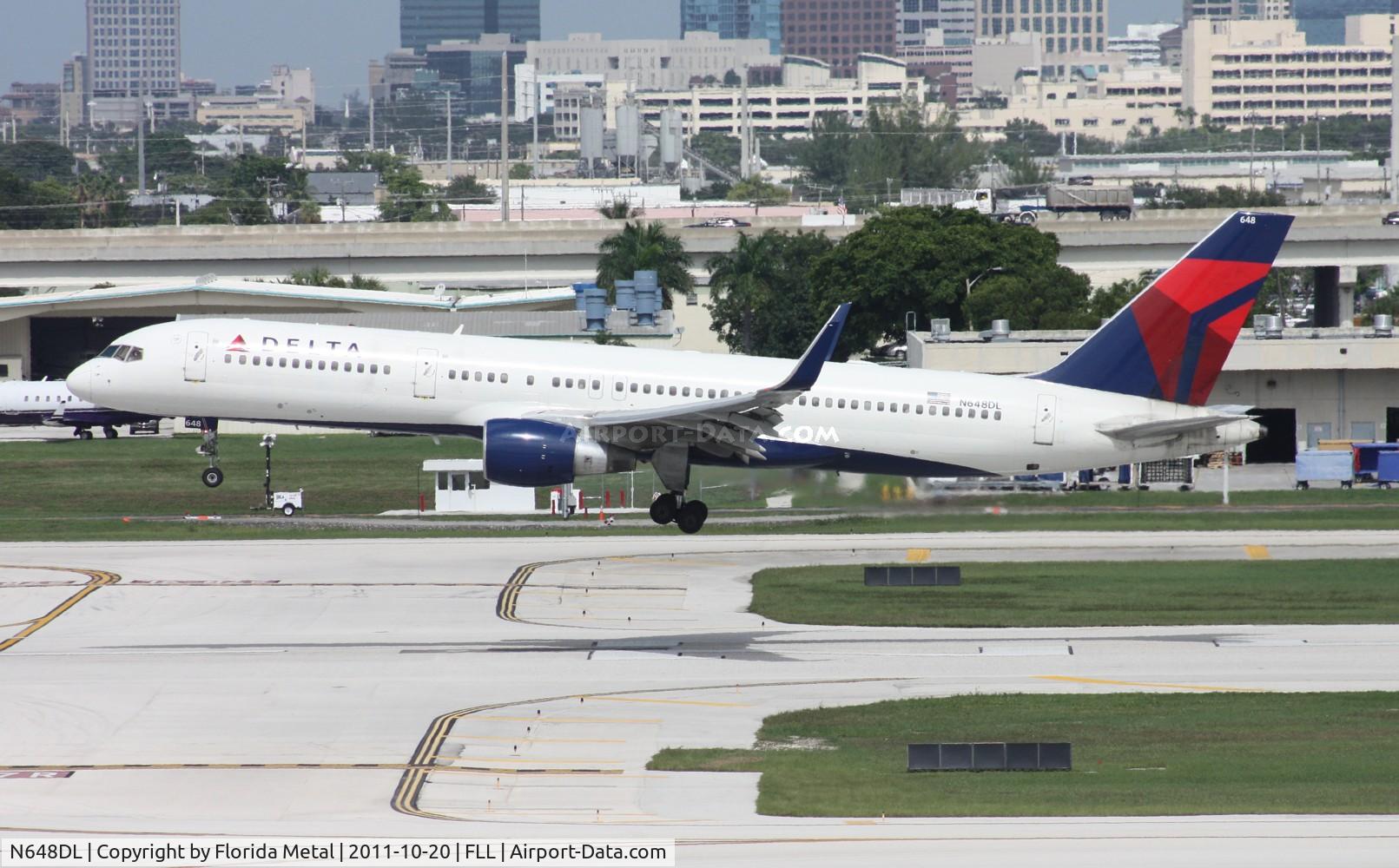 N648DL, 1989 Boeing 757-232 C/N 24372, Delta 757