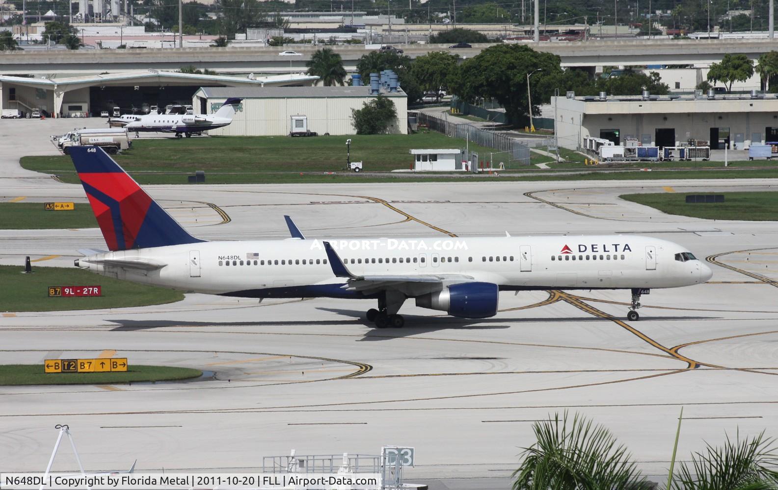 N648DL, 1989 Boeing 757-232 C/N 24372, Delta 757
