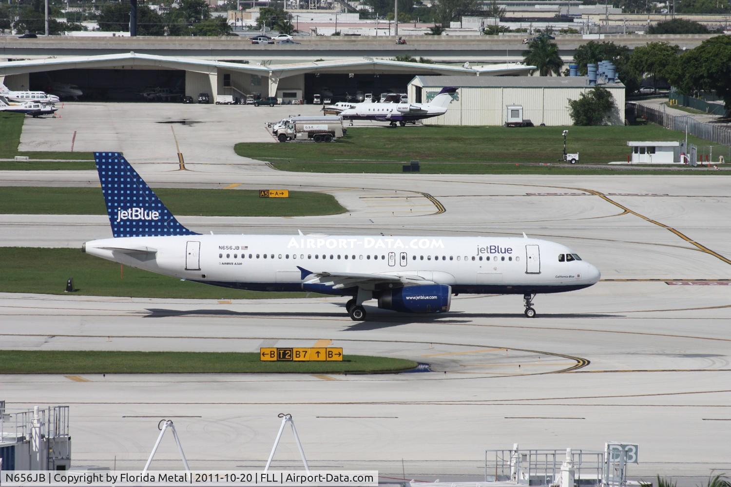 N656JB, 2007 Airbus A320-232 C/N 3091, 