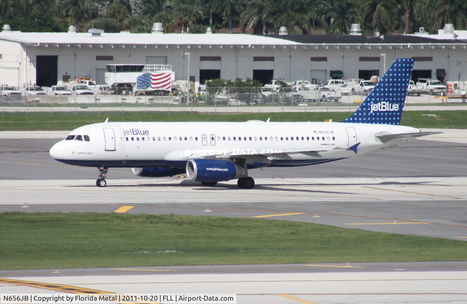 N656JB, 2007 Airbus A320-232 C/N 3091, 