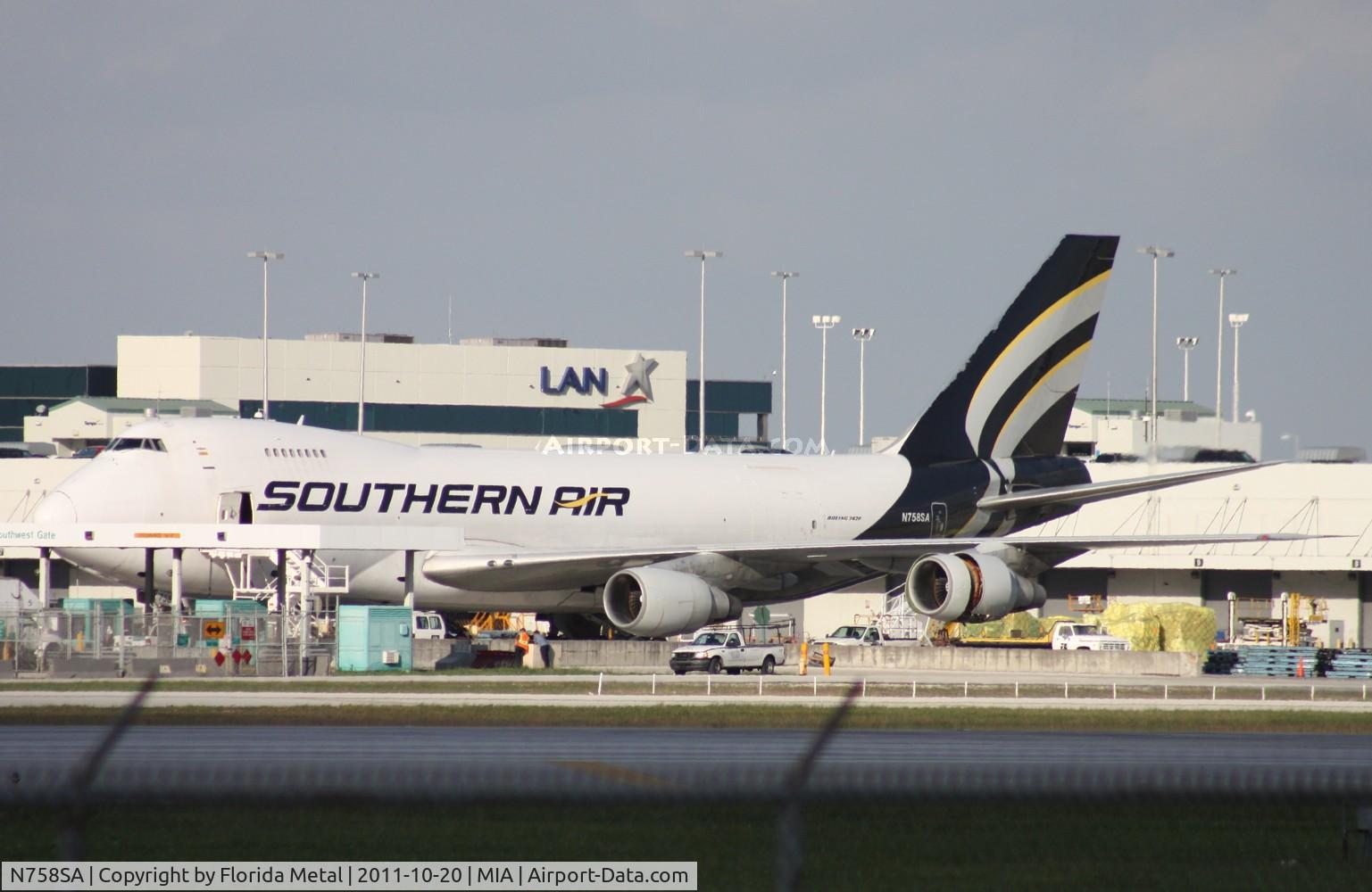 N758SA, 1984 Boeing 747-281F C/N 23138, Southern Air 747-200
