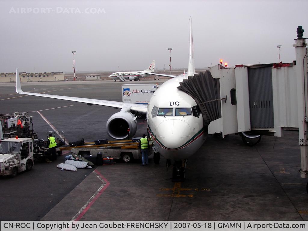 CN-ROC, 2005 Boeing 737-8B6 C/N 33061, ROYAL AIR MAROC to BOD