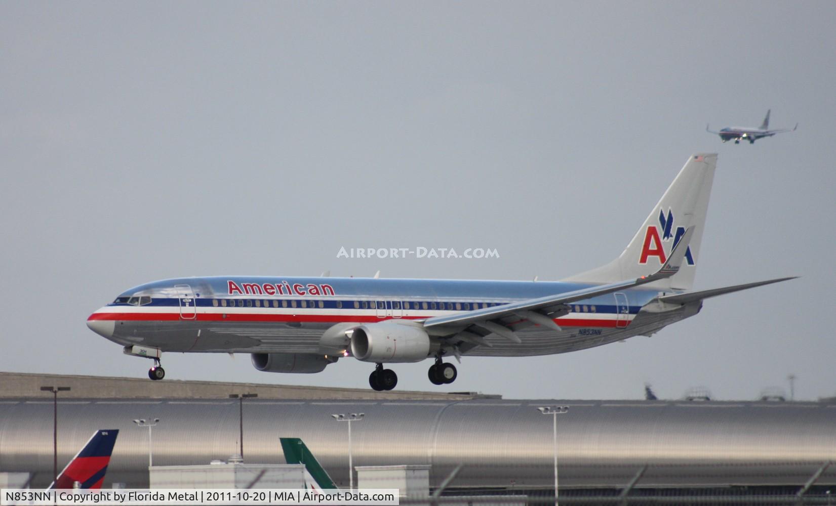 N853NN, 2010 Boeing 737-823 C/N 31105, American 737