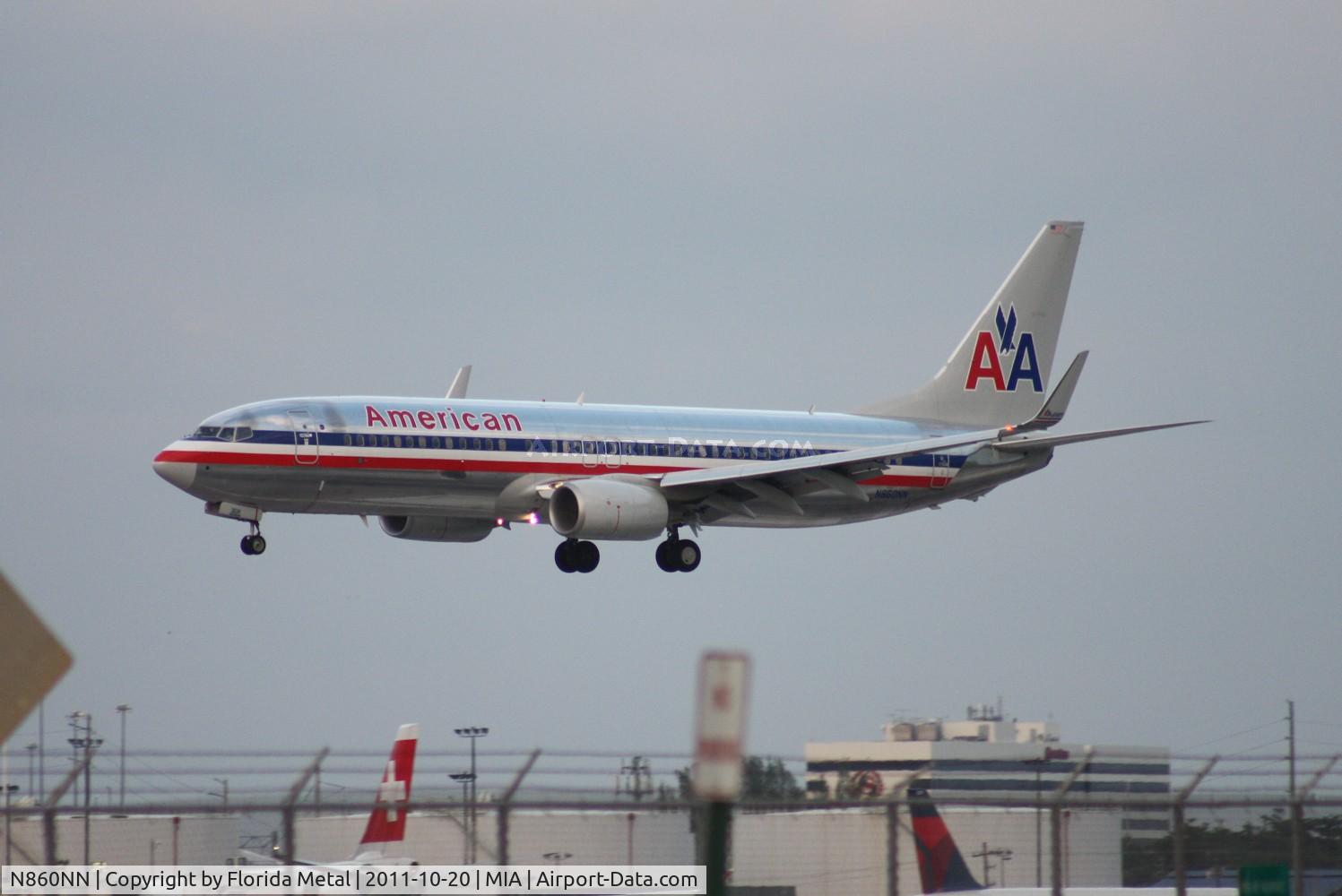 N860NN, 2010 Boeing 737-823 C/N 40583, American 737