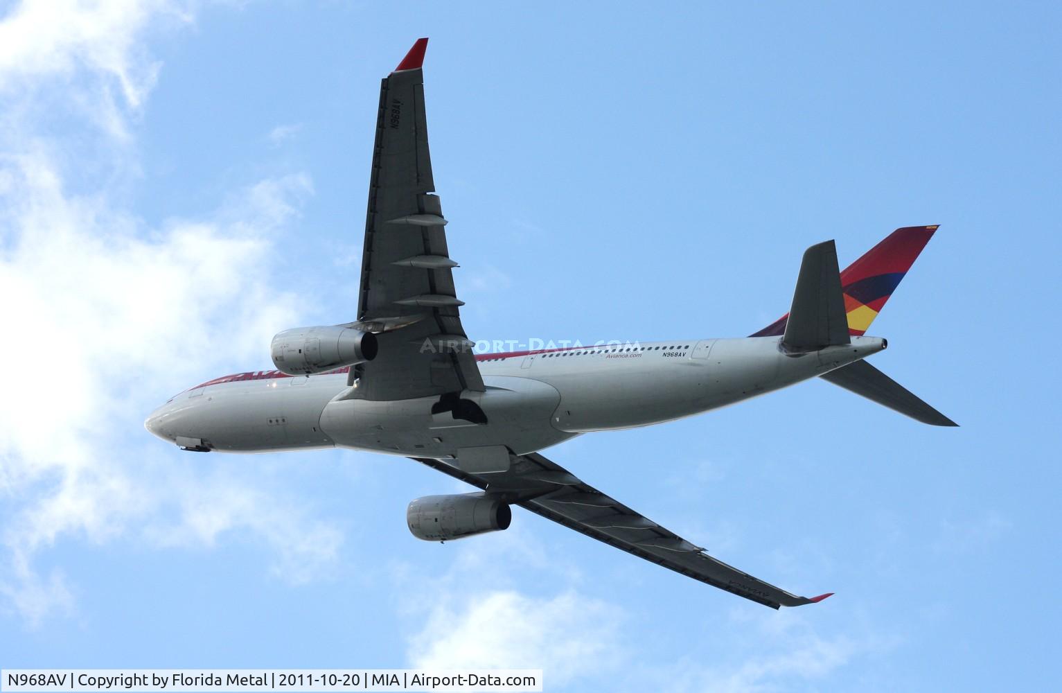 N968AV, 2009 Airbus A330-243 C/N 1009, Avianca A330