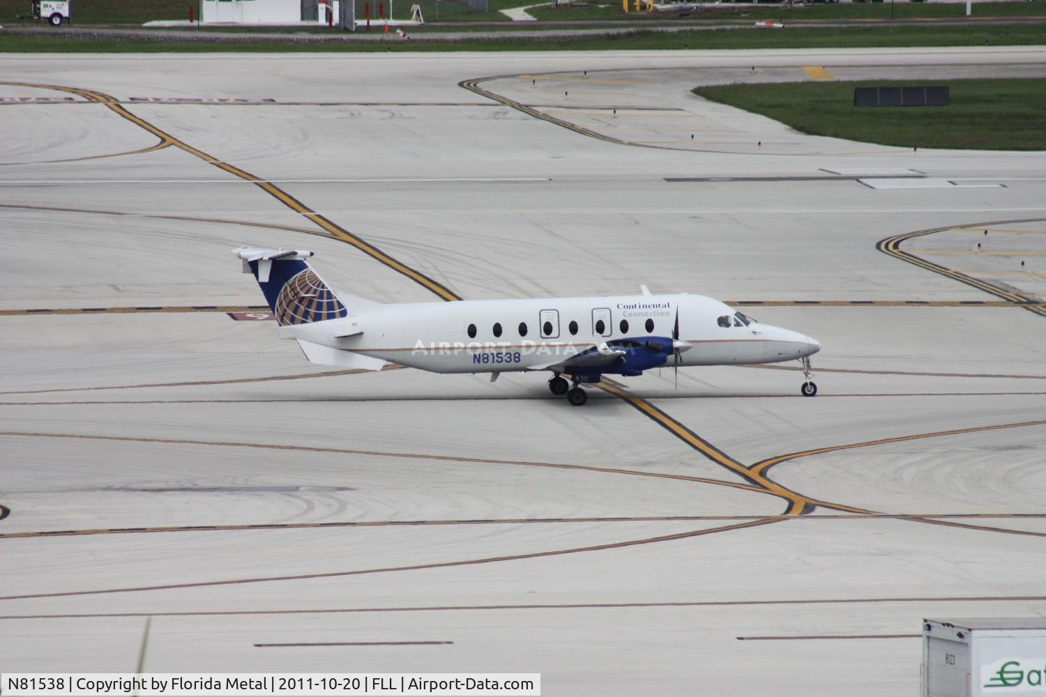 N81538, 1996 Beech 1900D C/N UE-199, Continental Connection B1900D