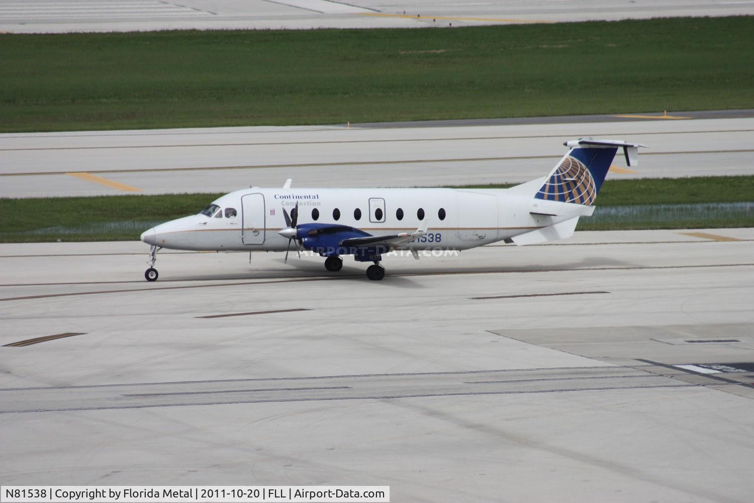 N81538, 1996 Beech 1900D C/N UE-199, Continental Connection B1900D
