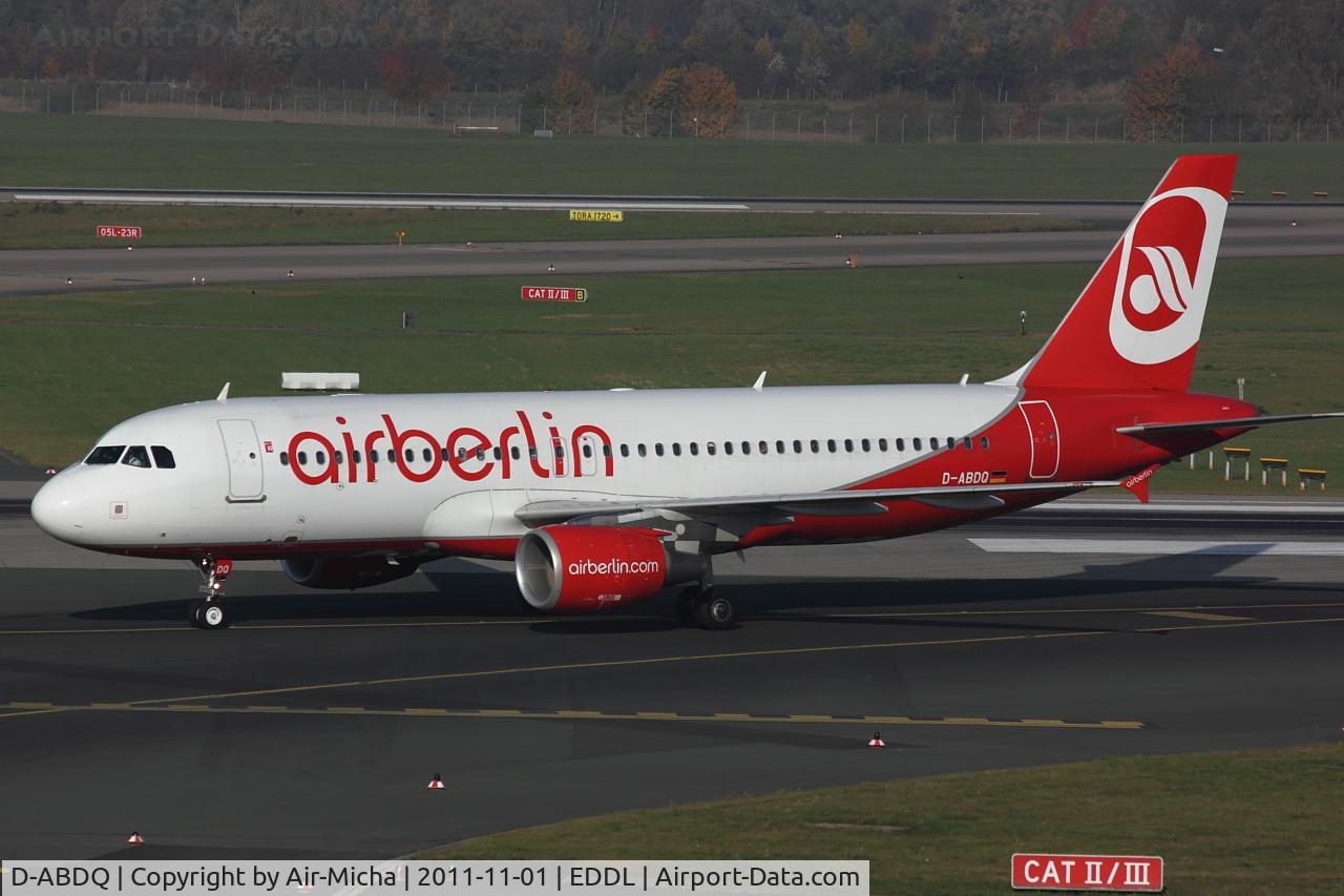 D-ABDQ, 2007 Airbus A320-214 C/N 3121, Air Berlin, Airbus A320-214, CN: 3121