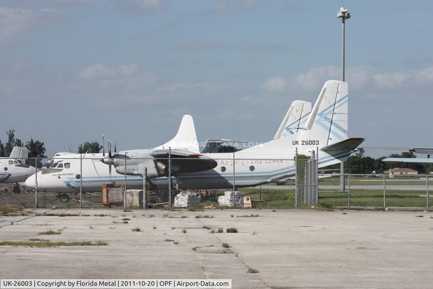 UK-26003, 1980 Antonov An-26B C/N 97310406, Avia Leasing AN-26