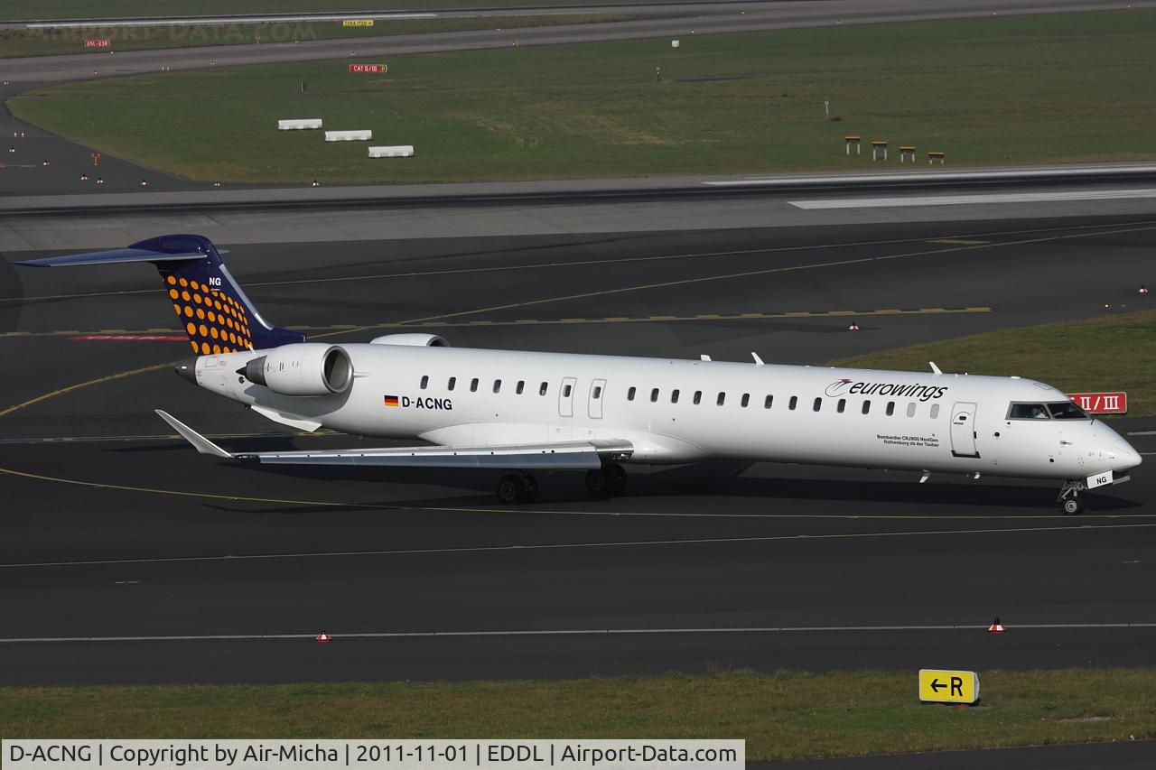 D-ACNG, 2009 Bombardier CRJ-900LR (CL-600-2D24) C/N 15245, Eurowings, Canadair CL-600-2D24 Regional Jet CRJ-900LR, CN: 15245, Name: Rothenburg ob der Tauber