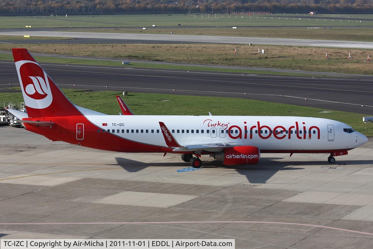 TC-IZC, 2009 Boeing 737-86J C/N 37745, Air Berlin Turkey, Boeing 737-86J (WL), CN: 37745/3044