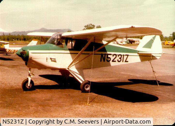 N5231Z, 1961 Piper PA-22-108 Colt C/N 22-8908, Taken in 1980